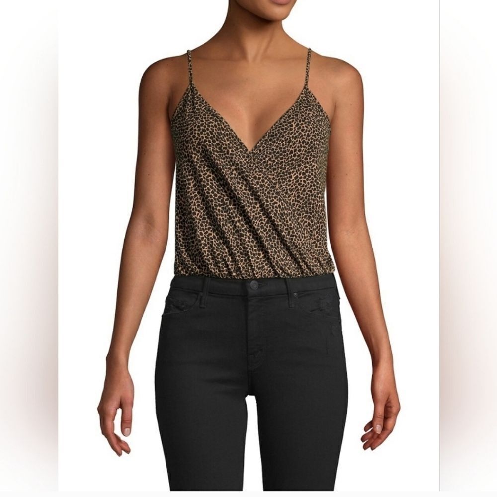 NWT n:Philanthropy Peppermint Bodysuit in Sugar Cheetah - Picture 7 of 10
